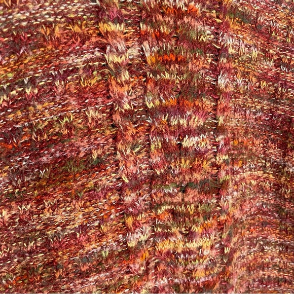 Peruvian Connection Alpaca Wool Blend Oversized  Cable Knit Pull Over Sweater - Picture 2 of 6